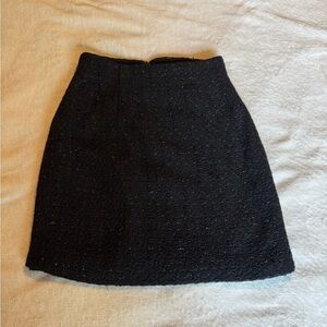 Black Mini Pencil Skirt for Cocktail Events